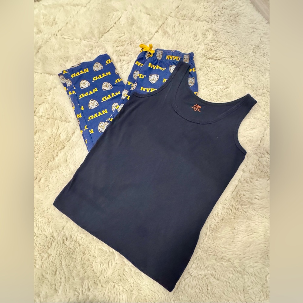 NYPD Blue Pajama Set Medium